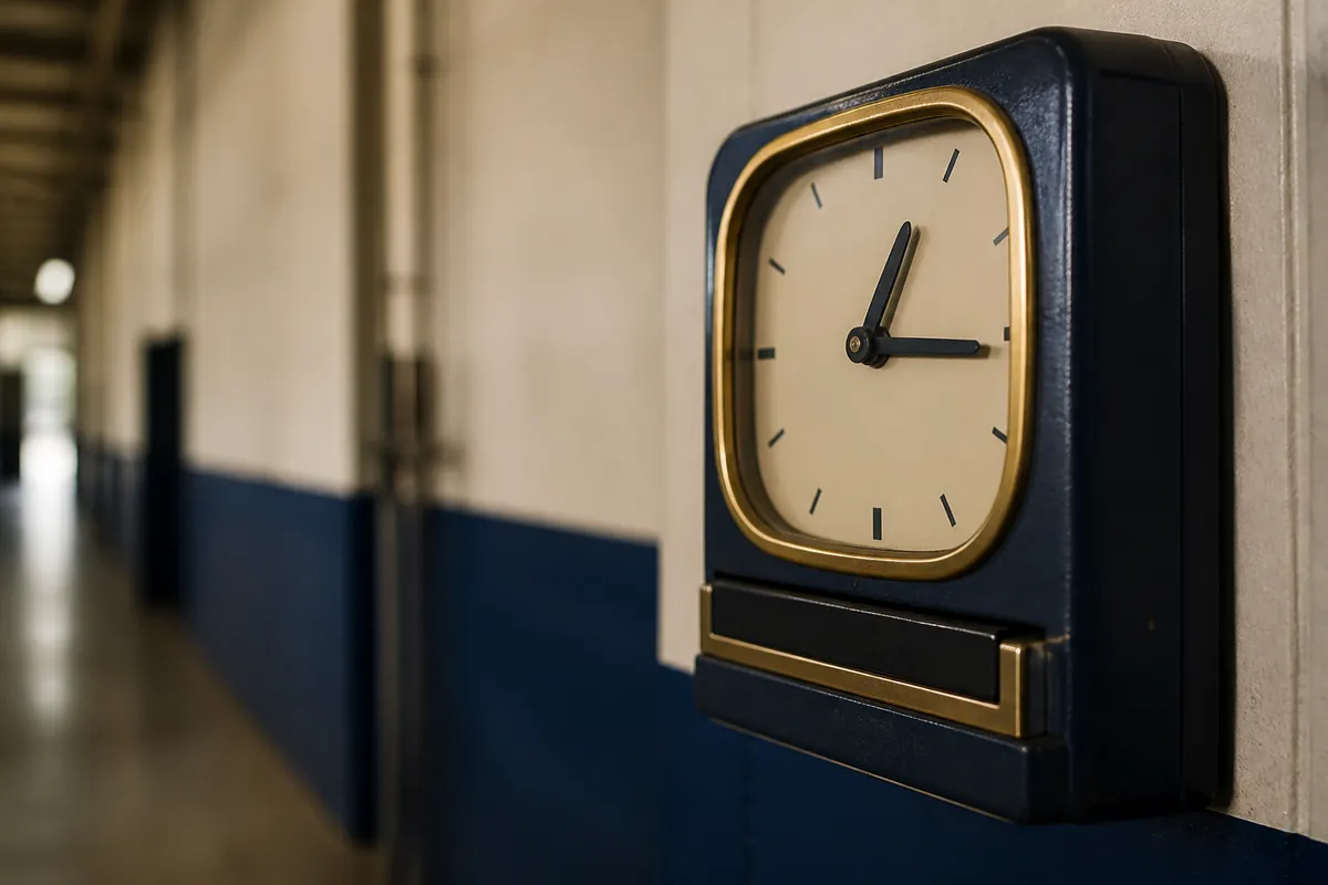 Editorial photo illustrating Final Paycheck Rules in California: Deadlines and Waiting Time Penalties