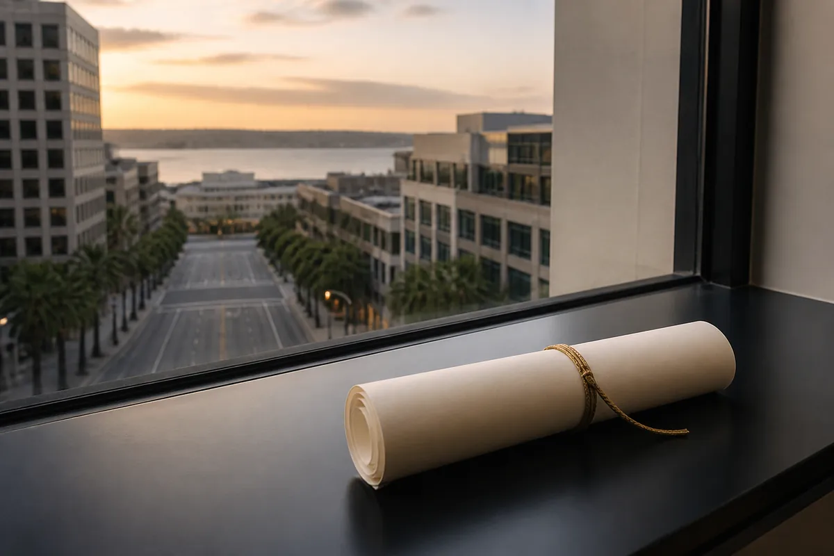 Editorial photo illustrating Commercial Lease Disputes in San Diego: What Business Tenants Should Know